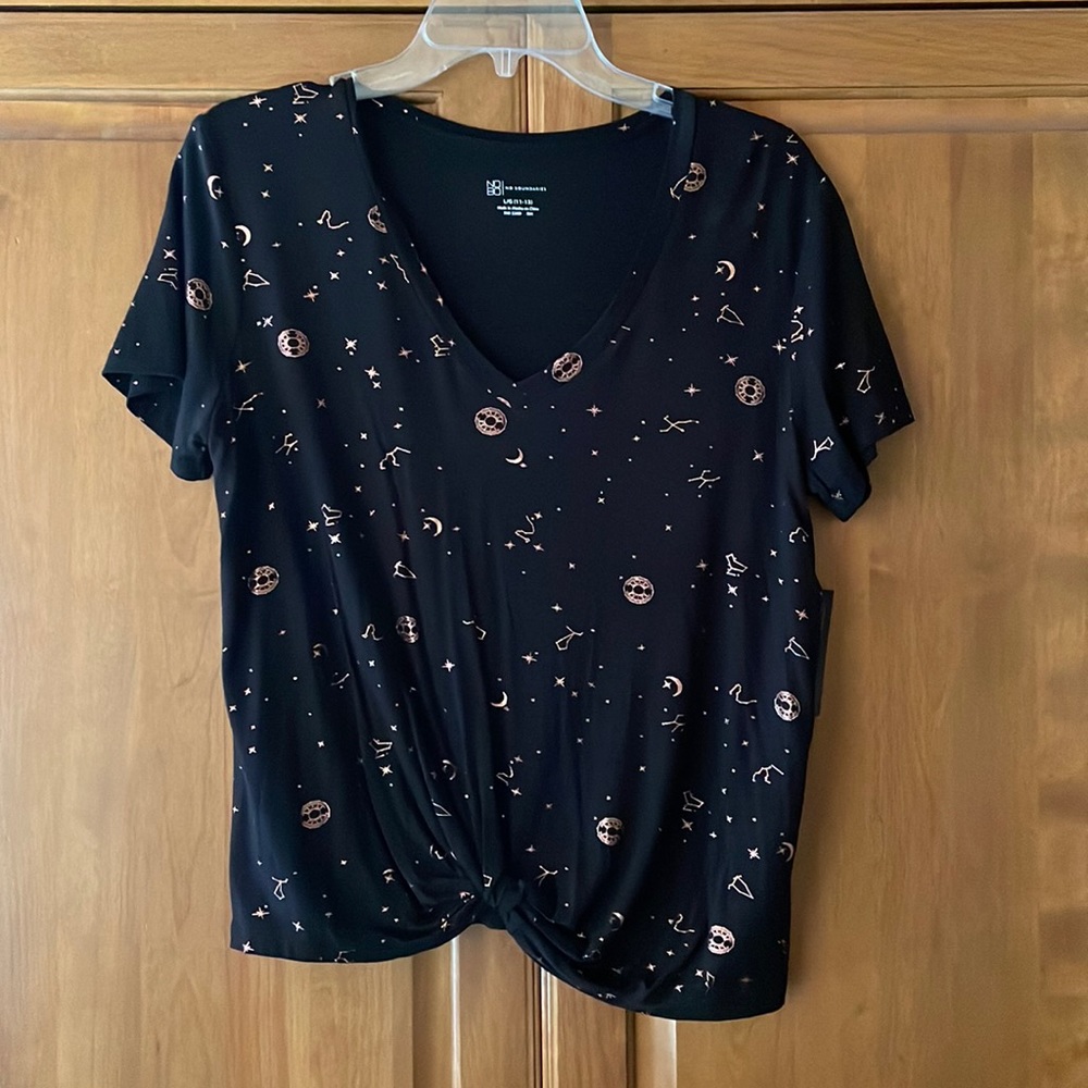 Black Stars/Space T-Shirt